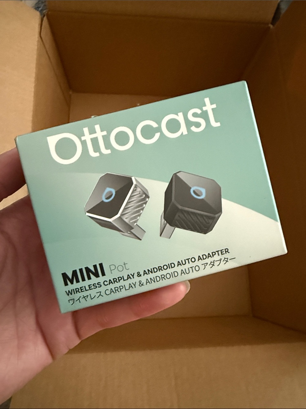 OTTOCAST Mini 3.0 Wireless CarPlay/Android Auto Adapter - Silver - Picture 7 of 7